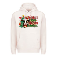 Pale Pink cowbells ring are you listening Premium Hoodie - MaliasSmallBusiness