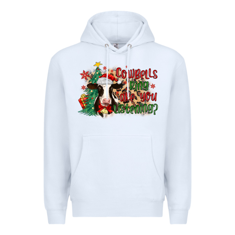 Cowbells Ring Are You Listening Premium Hoodie by MaliasSmallBusiness | Teevron