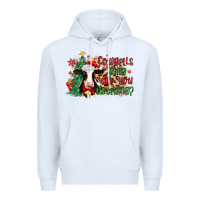 White cowbells ring are you listening Premium Hoodie - MaliasSmallBusiness