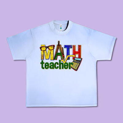 Math Teacher Urban Heavy Tee Designed By Texasbilliewilder