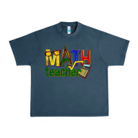 Midnight Navy math teacher Urban Heavy Tee - texasbilliewilder