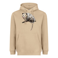 Mushroom opossum Heavyweight Hoodie - LillyAllenDesigns