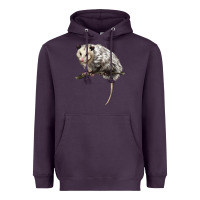 Plum opossum Heavyweight Hoodie - LillyAllenDesigns