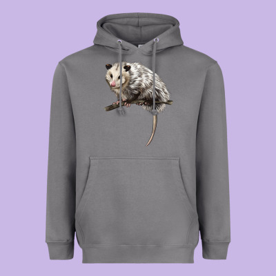 Opossum Heavyweight Hoodie Designed By Lillyallendesigns