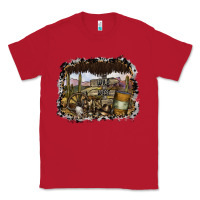 Red wild west Classic Tee - SublimationCraftShop