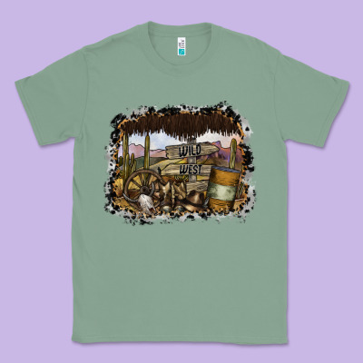 Wild West Classic Tee Designed By Sublimationcraftshop
