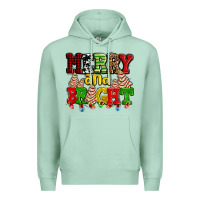 Merry And Bright With Christmas Tree  Cakes Ado Premium Hoodie | Teevron