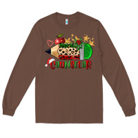 Chestnut christmas counselor pencil Long Sleeve Tee - FaDigitalArtStudio