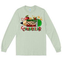 Matcha christmas counselor pencil Long Sleeve Tee - FaDigitalArtStudio