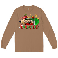 Toasted Coconut christmas counselor pencil Long Sleeve Tee - FaDigitalArtStudio