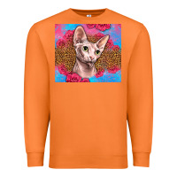 Carrot Western Sphynx Cat Premium Sweatshirt - LillyAllenDesigns