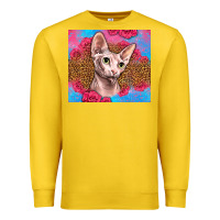 Lemon Western Sphynx Cat Premium Sweatshirt - LillyAllenDesigns