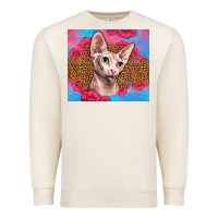 Sandshell Western Sphynx Cat Premium Sweatshirt - LillyAllenDesigns