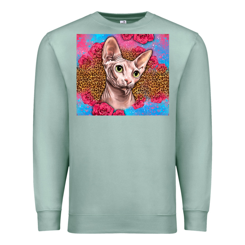 Western Sphynx Cat Premium Sweatshirt by LillyAllenDesigns | Teevron