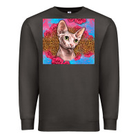 Smoke Western Sphynx Cat Premium Sweatshirt - LillyAllenDesigns