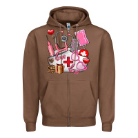 Chestnut nurse  valentines day love Zipper Hoodie - AdoDesignShop