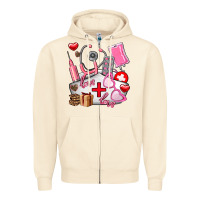 Sandshell nurse  valentines day love Zipper Hoodie - AdoDesignShop