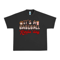 Pigment Black it s a baseball kinda day Urban Heavy Tee - Zillion Design Studio
