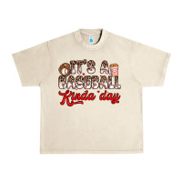 Sandshell it s a baseball kinda day Urban Heavy Tee - Zillion Design Studio