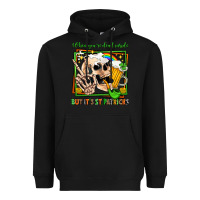 Black when you're dead inside but it's st patricks Heavyweight Hoodie - Jasminsmagicworld