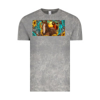 Cloud Rock horse and desert with sunflowers gemstone Vintage Tee - RanaPortraitStore