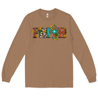 Toasted Coconut faith with cross and sunflower Long Sleeve Tee - HRA Design Shop