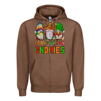 Chestnut mexico chillin' with my gnomies Zipper Hoodie - JahusDesignShop