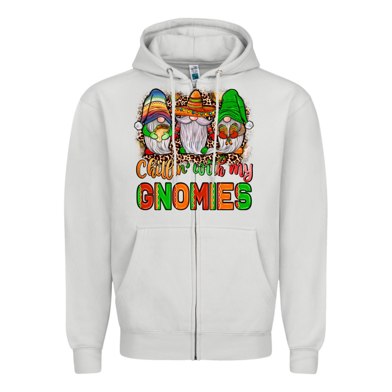 Mexico Chillin' With My Gnomies Zipper Hoodie by JahusDesignShop | Teevron