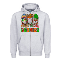 Heather Grey mexico chillin' with my gnomies Zipper Hoodie - JahusDesignShop