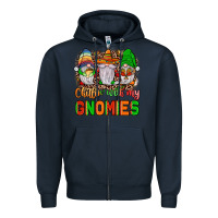 Navy mexico chillin' with my gnomies Zipper Hoodie - JahusDesignShop