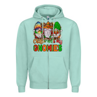 Seafoam mexico chillin' with my gnomies Zipper Hoodie - JahusDesignShop