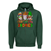 Sports Green mexico chillin' with my gnomies Zipper Hoodie - JahusDesignShop