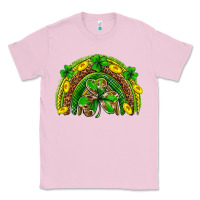 Bubblegum Pink St. Patrick's Day rainbow Classic Tee - Neo Western