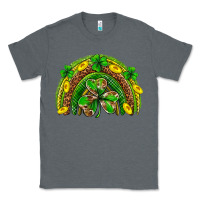Charcoal Heather St. Patrick's Day rainbow Classic Tee - Neo Western