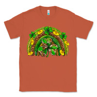 Copper St. Patrick's Day rainbow Classic Tee - Neo Western