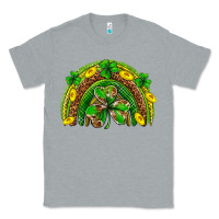 Heather Grey St. Patrick's Day rainbow Classic Tee - Neo Western