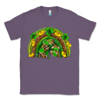 Lavender St. Patrick's Day rainbow Classic Tee - Neo Western