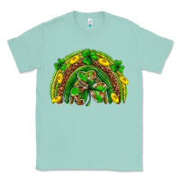 Seafoam St. Patrick's Day rainbow Classic Tee - Neo Western