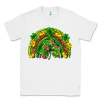 White St. Patrick's Day rainbow Classic Tee - Neo Western