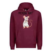 Burgundy Mouse Rat Premium Hoodie - Bettercallsaul