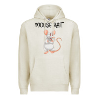Oatmeal Heather Mouse Rat Premium Hoodie - Bettercallsaul