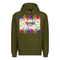 Army Green teacher fuel Premium Hoodie - NancyCooperArtShop