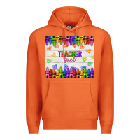 Carrot teacher fuel Premium Hoodie - NancyCooperArtShop