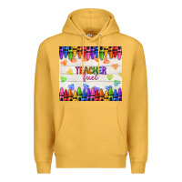 Mustard teacher fuel Premium Hoodie - NancyCooperArtShop