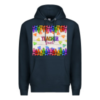 Navy teacher fuel Premium Hoodie - NancyCooperArtShop