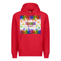 Red teacher fuel Premium Hoodie - NancyCooperArtShop