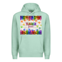 Seafoam teacher fuel Premium Hoodie - NancyCooperArtShop