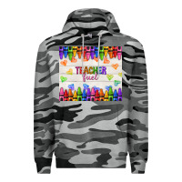 Slate Camo teacher fuel Premium Hoodie - NancyCooperArtShop