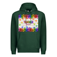 Sports Green teacher fuel Premium Hoodie - NancyCooperArtShop