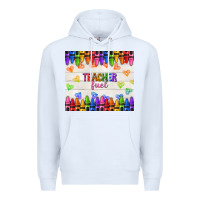 White teacher fuel Premium Hoodie - NancyCooperArtShop